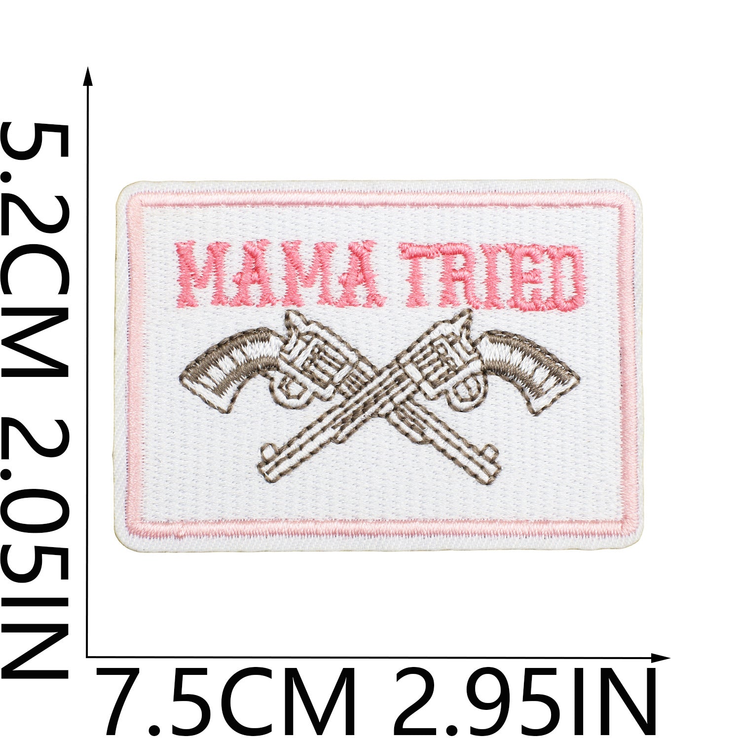 Wholesale Western cowboy embroidery double gun cowgirl patch